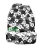 Set of 2 Universal-fit Hawaiian Hibiscus Floral Print Front Bucket Seat Cover - Grey