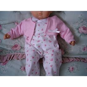 Gotz Two Piece Set Fits 19 Inch Baby Dolls Like Lee Middleton, Zapf