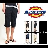 【Dickies/ディッキーズ】クロップドパンツ ハーフパンツ Mサイズ ブラウン