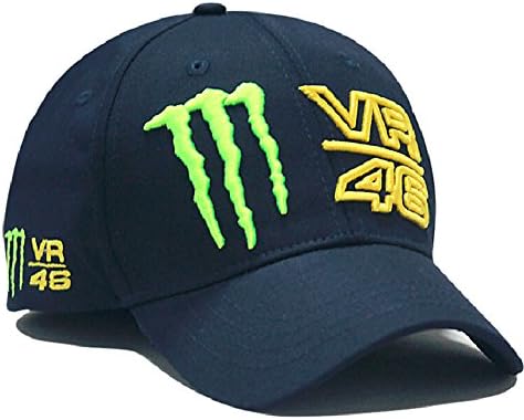 New Motogp Valentino Rossi 46 VR46 Baseball Hat Peaked Cap dark blue