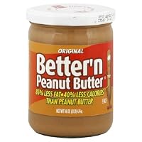 Better N Peanut Butter, Better N Peanut Butter, Orig Lf, 16.00 OZ (Pack of 12)
