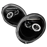 98-05 VOLKSWAGEN BEETLE BLACK PROJECTOR HEAD LIGHTS by Spec-D Tuning