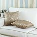 Euphoria Cushion Covers Pillows Shell Contemporary Modern Style Brown Texture Ground Gold Abstract Design 17