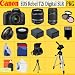 Canon EOS Rebel T2i SLR Digital Camera Kit with Canon 18-55mm IS Lens + Canon 55-250mm IS Lens + HUGE ACCESSORIES PACKAGE INCLUDING TELEPHOTO LENS + WIDE ANGLE MACRO LENS + 3 PC FILTER KIT + DIGITAL FLASH + 32GB SDHC MEMORY CARD + MEMORY CARD READER + SOFT DELUXE CARRYING CASE + TRIPOD & MUCH MORE !!