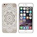 ABC(TM) Fashion Cool Mandala Pattern Flower Clear Hard Case Skin Cover For iphone6 Plus 5.5Inch