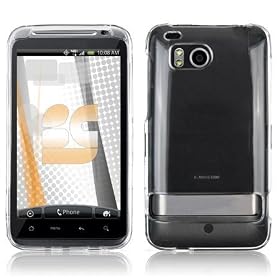 HTC ThunderBolt (Droid Incredible HD) Crystal Clear Hard Case - Clear