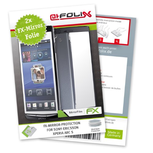 atFoliX FX-Mirror Displayschutzfolie f&uuml;r Sony-Ericsson Xperia Arc S (2-er Pack) Preisvergleich