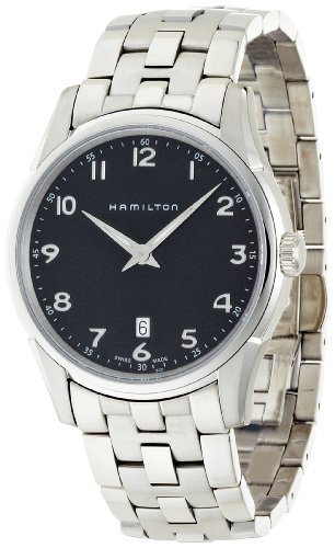 Hamilton Men's HML-H38511133 Jazzmaster Thinline Black Dial Watch Hamilton Men's HML-H38511133 Jazzmaster Thinline Black Dial Watch