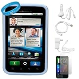 (Grey & Sky Blue) Vertex Duo Protector Case with Screen Protector for Motor ....