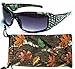 VertX Women's Camouflage Sunglasses Rhinestone Hunting Fishing Outdoor