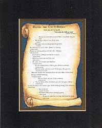 Touching and Heartfelt Poem for Loving Partners - Sayings 'bout Love & Romance from around the world Poem on 11 x 14 inches Double Beveled Matting