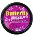 Comfort Grip Steering Wheel Cover - Purple Butterfly
