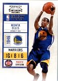 2010 11 Playoff Contenders Plates & Patches Basketball Card # 9 Monta Ellis Golden State Warriors In a Protective Screwdown Display Case!