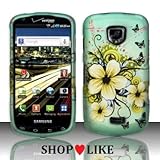 Rubberized Natural Color Flower Hard Snap on Case Cover Faceplate Protector ....