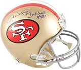 Joe Montana and Jerry Rice Autographed San Francisco 49ers Mini Helmet w/ Photo Proof