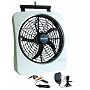 O2Cool 1038 Smart Power Rechargeable Swivel Fan