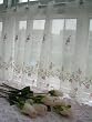Gorgeous Embriodery Cherry Voile valance/cafe curtain