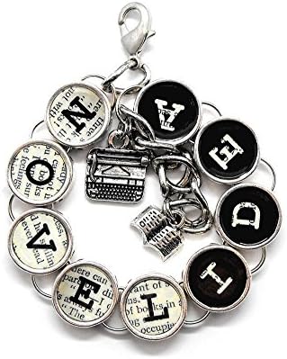 Novel Idea Writer's Charm Bracelet