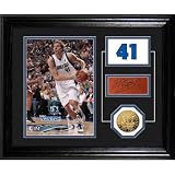 Highland Mint Dallas Mavericks Dirk Nowitzki Facsimile Signature Photo Mint 10 X 12