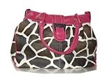 51eLGotb6vL. SL160  New XL Buckle Button Closure Giraffe Ring Hobo Designer Inspired Animal Print Shoulder Handbag Purse Bag Tote  