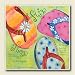 Kitchen & Housewares : Flip Flops Coasters (4-Pack)