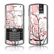 Pink Tranquility Design VERTICAL CAMERA Original Pearl 8110/ Pearl 8100 Cell Phone Protective Skin Decal Sticker