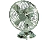 12inch Nickel Retro Design Desk Fan