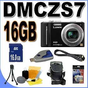 Panasonic Lumix DMC-ZS7 12.1 MP Lite HD Digital Camera (Black) w 12x Optical IS Zoom BigVALUEInc... by 