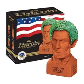 Chia Abraham Lincoln Handmade Decorative Planter