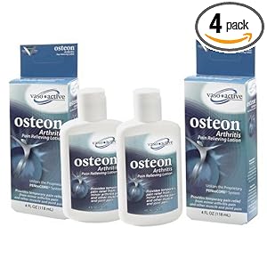 Osteon Arthritis Pain Relieving Lotion, 2 4-Ounce Bottles (Pack of 2) by Vaso Active