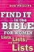 Book Find It in the Bible for Women: Lists, Lists, and more Lists