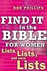 Find It in the Bible for Women: Lists, Lists, and more Lists