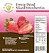 Legacy Essentials Freeze Dried Strawberries - 15 Year Shelf Life for Emergency Survival Food Storage Supply - Great Fruit Snack (Quantity 6)