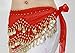 VISKEY Fashion Chiffon Belly Dance Waist Chain with Golden Coins in 3-Layers,...