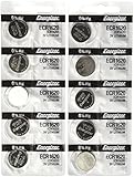 10 Energizer CR1620 Lithium Batteries