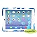 ACEGUARDER Apple Ipad Air Ipad 5 Case Waterproof Rainproof Shockproof Kids Proof Case for Ipad 5 (Gifts Outdoor Carabiner + Whistle + Handwritten Touch Pen) (Aceguarder Brand) (NAVY/WHITE)