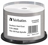 Verbatim 50PK DVD-RAM 9.4GB 3X DS-HARD COAT SPINDLE ( 95026 )
