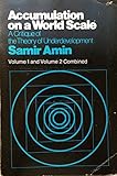 Accumulation on a world scale : a critique of the theory of underdevelopment