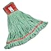 RCPA153GRE - Web Foot Wet Mops, Cotton/Synthetic, Green, Large, 5-in. Red Headband