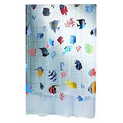 Spirella 10.21960 Duschvorhang "Fish Multicolor", vinyl, B x H: 180 cm x 200 cm