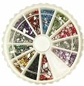 1200 Star & Olive Shape Nail Art Rhinestone Decorations