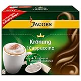 Produkt-Bild: Jacobs Kr&ouml;nung Kaffeepads Cappuccino, 7 Pads + Milchkompositionen