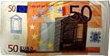 Produkt-Bild: Badetuch 50 EURO Motiv, 150 cm x 75 cm, B-Ware
