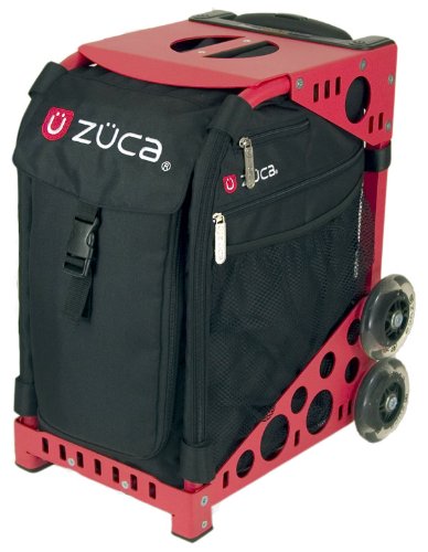 Zuca Bag Obsidian- Red Frame