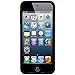Amzer Soft Gel TPU Gloss Skin Fit Case Cover for Apple iPod Touch 5G (Solid Black)