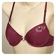 Multi Pack Lot of 2 Demi Cup Convertible / Strapless Underwire Bras w/ Rhinestone Details