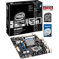 Intel DX48BT2 Extreme Series X48 Desktop Board, ATX, DDR3 1600, 3xPCIe x16, 1600MHz FSB, LGA775, Retail Motherboard