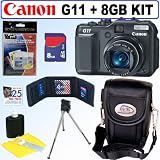 Canon PowerShot G11 10MP Digital Camera + 8GB Accessory Kit