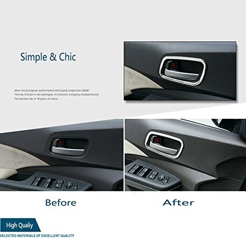 Dandyd® Chrome Inner Door Handle bowl cover trim 4pcs For Honda CRV CR-V 2012 2013 2014