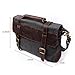 S ZONE Vintage Canvas Leather Messenger Traveling Briefcase Shoulder Laptop Bag